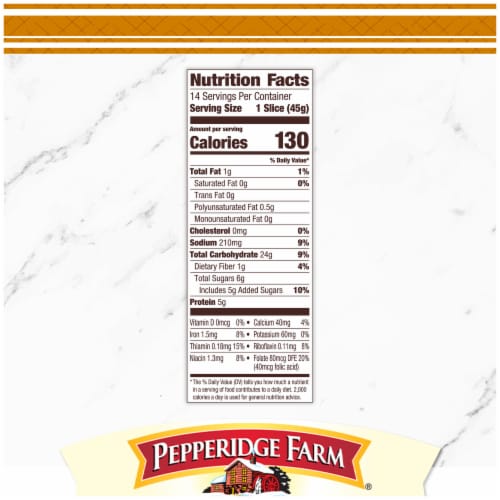 Pepperidge Farm Farmhouse Honey White Bread Perspective: right