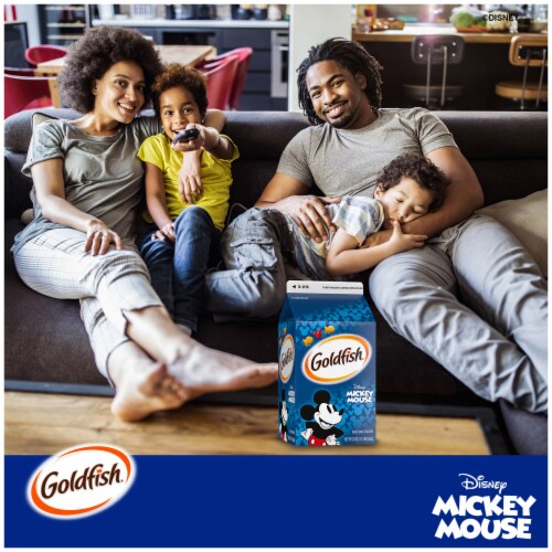 Goldfish® Special Edition Mickey Mouse Cheddar Baked Snack Crackers Perspective: right