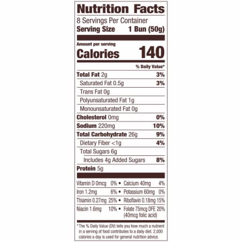 Pepperidge Farm White Hot Dog Buns Perspective: right