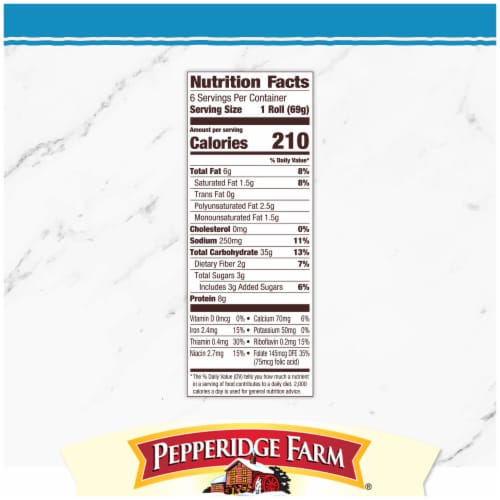 Pepperidge Farm Bakery Classics Soft White with Sesame Seeds Hoagie Rolls Perspective: right