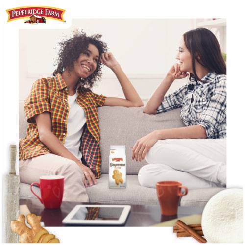 Pepperidge Farm Gingerman Cookies Ginger Cookies Perspective: right