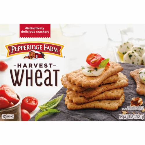 Pepperidge Farm Harvest Wheat Crackers Perspective: right
