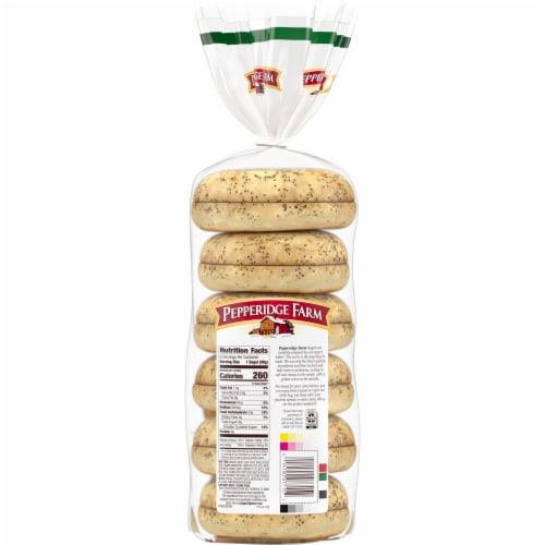 Pepperidge Farm Everything Bagels Perspective: right