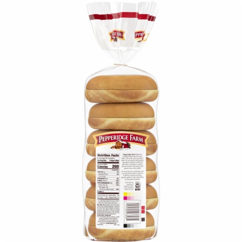 Pepperidge Farm Plain Bagels Perspective: right