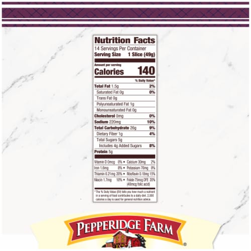 Pepperidge Farm Farmhouse Multigrain Bread, 24 Oz Loaf Perspective: right