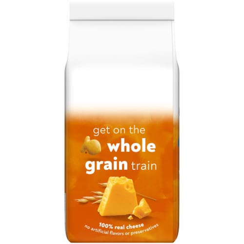 Pepperidge Farm Goldfish Cheddar Crackers Baked with Whole Grain Perspective: right