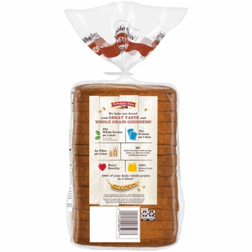 Pepperidge Farm Whole Grain Honey Wheat Bread Perspective: right
