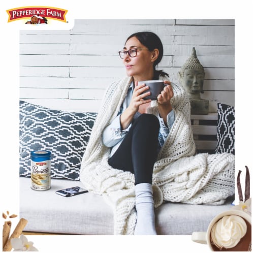Pepperidge Farm Pirouette Cookies French Vanilla Flavored Crème Filled Wafers Perspective: right
