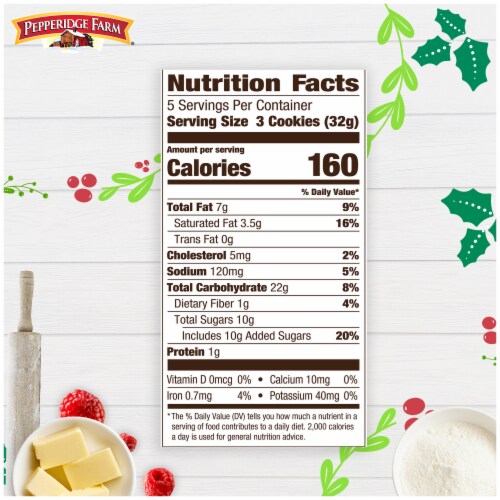 Pepperidge Farm Linzer Raspberry Cookies Perspective: right