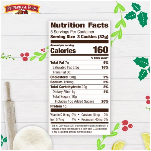 Pepperidge Farm Snowball Citrus Cookies Perspective: right