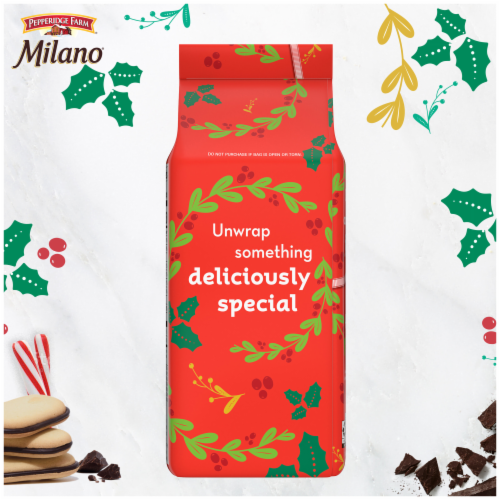Pepperidge Farm Milano Slices Peppermint Cookies Perspective: right