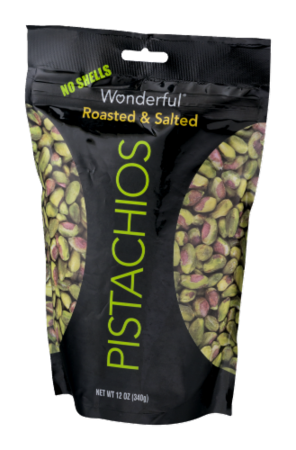 Wonderful Roasted and Salted Kernel Pistachios Perspective: right