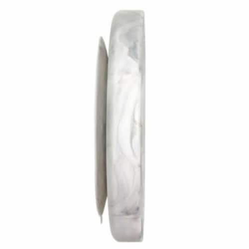 Bumkins Silicone Grip Dish - Grey Marble Perspective: right