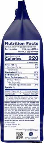 Birds Eye Voila Garlic Shrimp Pasta Frozen Meal Perspective: right