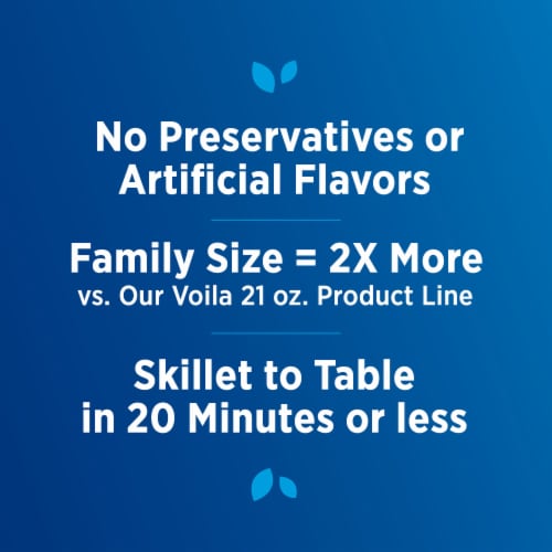 Birds Eye Voila! Family Size Garlic Chicken Frozen Meal Perspective: right