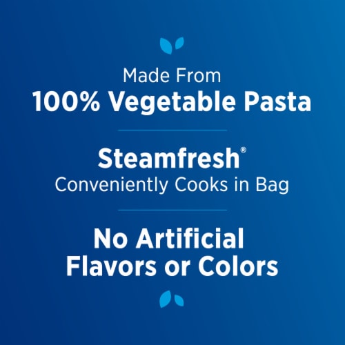 Birds Eye Veggie Pasta Spaghetti Style Marinara Frozen Side Perspective: right