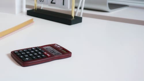 Victor® Technology 8-Digit Hybrid Powered LCD Handheld Calculator - Colors May Vary Perspective: right