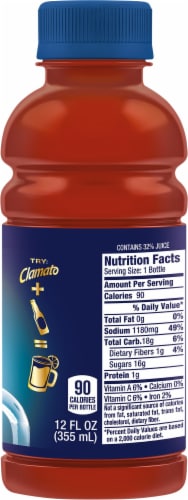 Clamato® Original Cocktail Tomato Juice Perspective: right