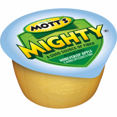 Mott's® Mighty Honeycrisp Apple Applesauce Perspective: right
