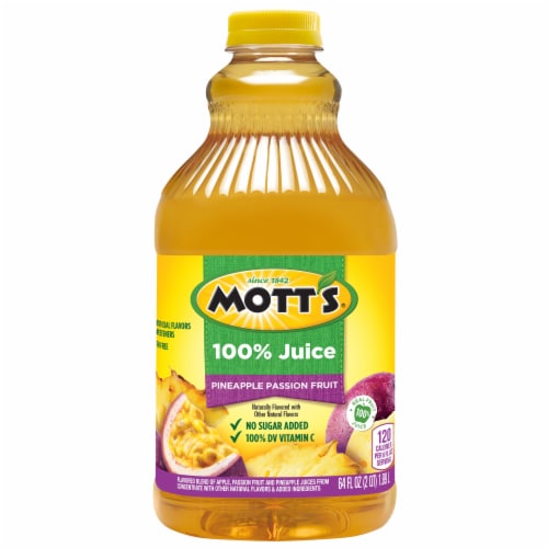 Mott’s Pineapple Passion Fruit Juice Blend Perspective: right