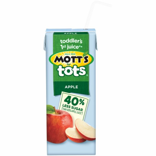 Mott's for Tots Apple Juice Boxes Perspective: right