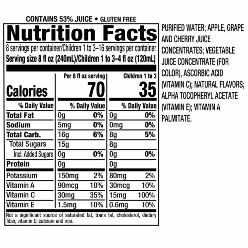 Mott's for Tots® Fruit Punch Perspective: right