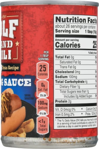 Wolf Brand Chili Hot Dog Sauce, 14 oz - Ralphs