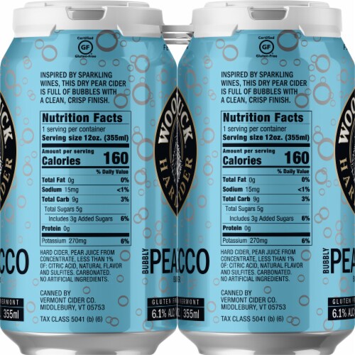 Woodchuck® Pearsecco Bubbly Dry Hard Cider Perspective: right