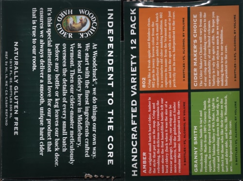 Woodchuck Draft Cider Variety Pack Perspective: right