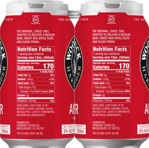 Woodchuck® Amber Hard Cider Perspective: right
