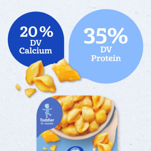 Gerber Mealtime for Toddler Pasta Shells and Cheese Toddler Food Tray Perspective: right