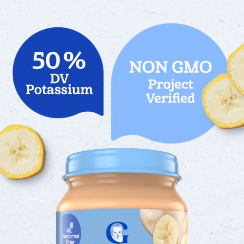 Gerber 1st Foods Natural for Baby Baby Food Banana Perspective: right