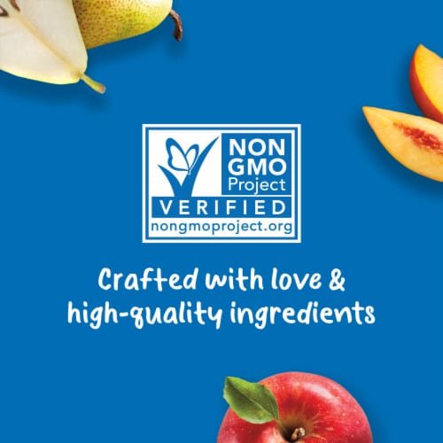Gerber Toddler Foods Apple Pear Peach Perspective: right