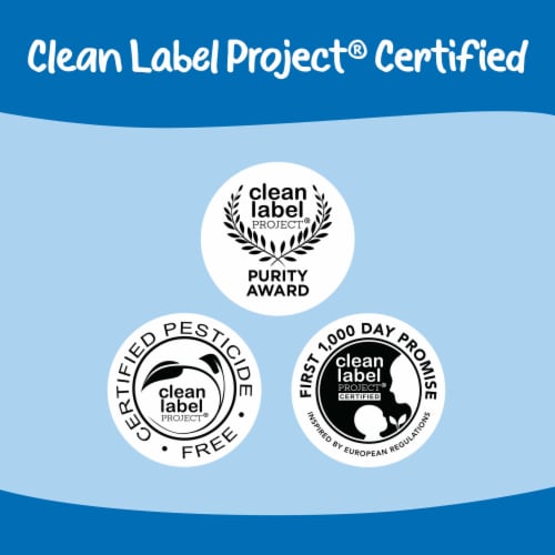 Gerber Toddler Foods Apple Mango Strawberry Clean Label Project Perspective: right
