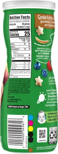 Gerber Crawler Organic Puffs Fig Berry Grain Snack Perspective: right