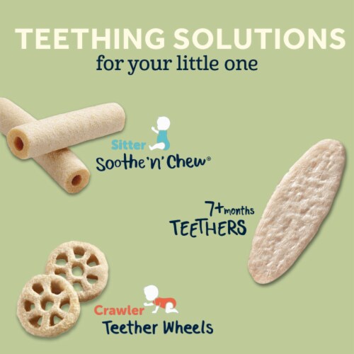 Gerber® Soothe 'n' Chew™ Strawberry Apple Teething Sticks Perspective: right