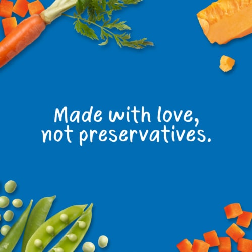 Gerber Macaroni and Cheese with Seasoned Peas and Carrots Toddler Food Perspective: right