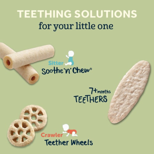 Gerber® Crawler Banana Peach Teether Snack for Baby Perspective: right