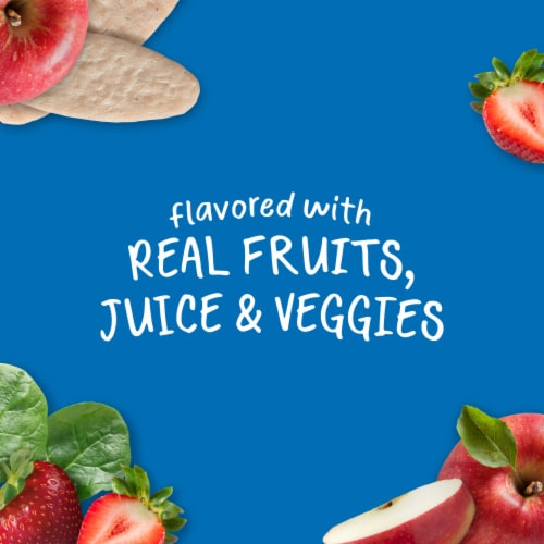 Gerber Snacks for Baby Teethers Strawberry Apple Spinach Perspective: right