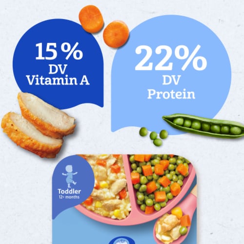 Gerber Toddler Food Yellow Rice & Chicken Mealtime for Toddler with Vegetables in Sauce Perspective: right