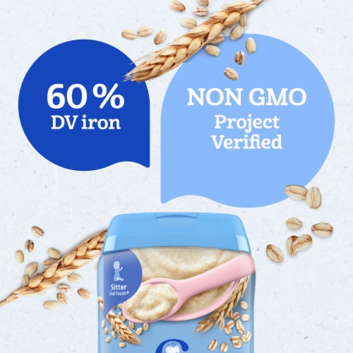 Gerber® Grain & Grow Stage 2 MultiGrain Cereal Perspective: right