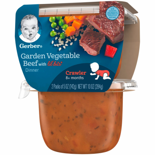 Gerber Garden Vegetable & Beef with Lil' Bits Perspective: right
