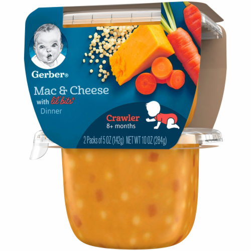 Gerber Mac & Cheese with Lil' Bits Cups 2 Count, 10 oz - Kroger