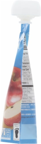 Gerber® Natural for Baby Apple Baby Food Pouch Perspective: right