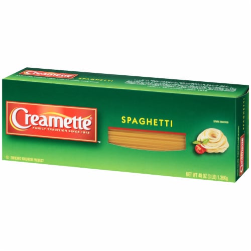 Creamette Spaghetti Perspective: right