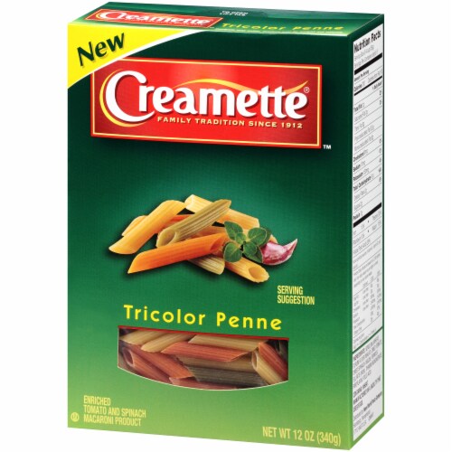 Creamette Tricolor Penne Pasta Perspective: right
