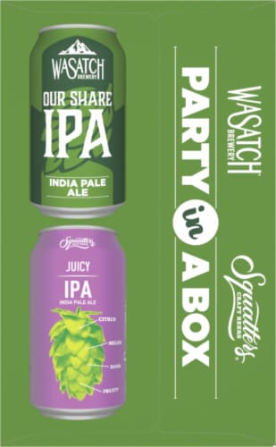 Wasatch Brewery Party In A Box Duo Pack IPA Perspective: right