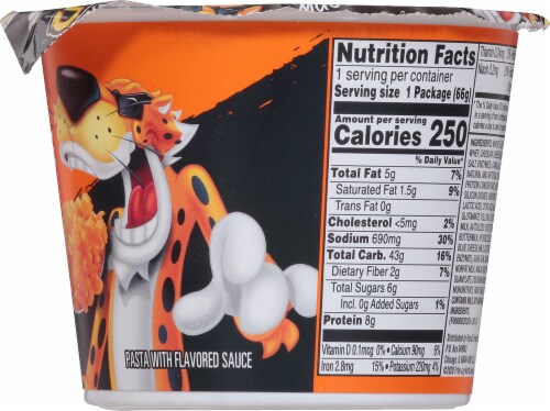 Cheetos® Bold & Cheesy Cheddar Mac'N Cheese Cup Perspective: right