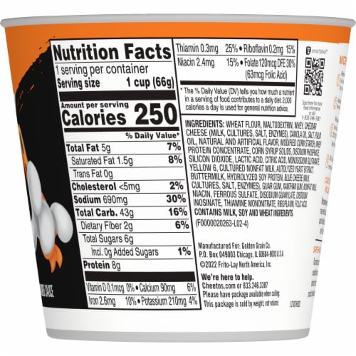 Cheetos® Mac' N Cheese Snack Cups Perspective: right