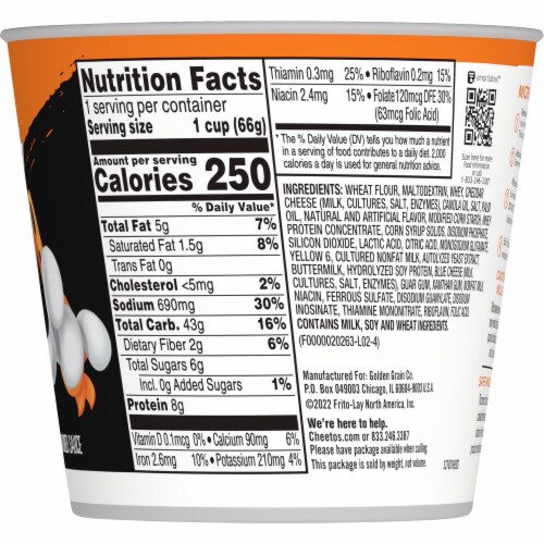 Cheetos® Mac' N Cheese Snack Cups Perspective: right